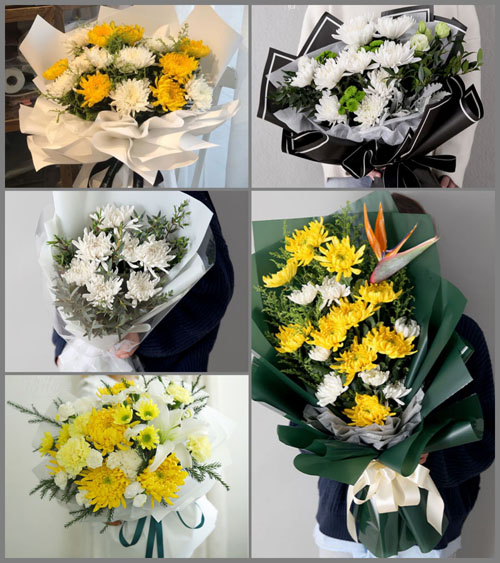 湖北襄阳市襄城区王府街道白事花束代送